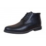 Ghete casual barbati, din piele naturala (imblanite) TOMAS, Negru, GKR20N